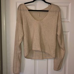 Free people cropped sweater